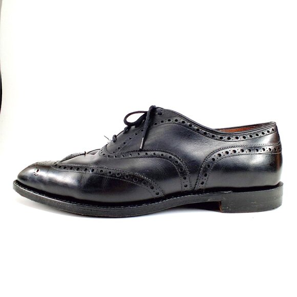 Church’s Custom Grade Black Leather Brogue Oxford Dress Shoes Men’s US 10 - Picture 5 of 13